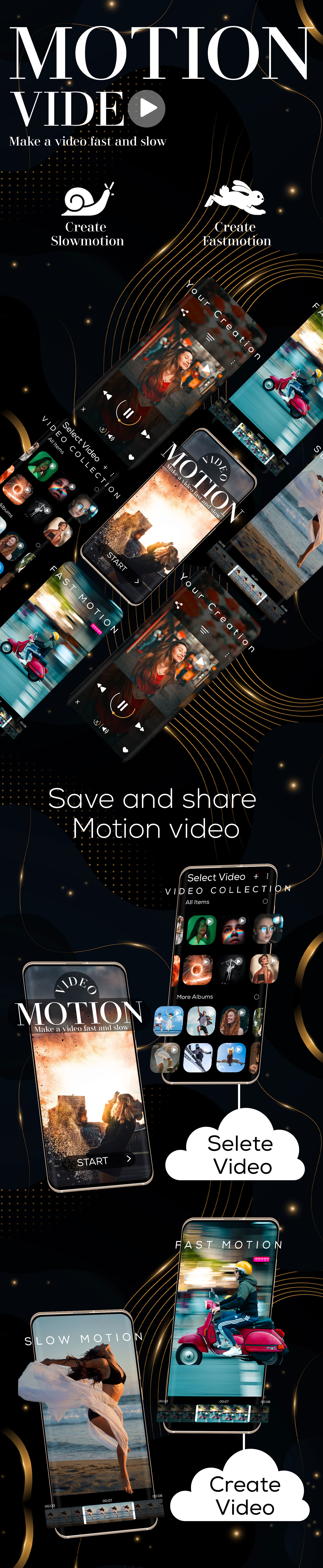 Slow Motion Video Maker - Fast Motion Video Maker - Video Motion On Photo Maker - Video Editor